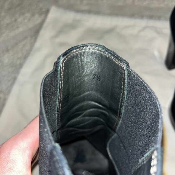 Hogan Ankle Boots in Black Suede 7.5 - Picture 6 of 10